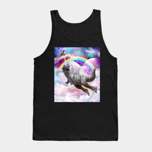 Rainbow Dinosaur Unicorn Dinocorn Tank Top